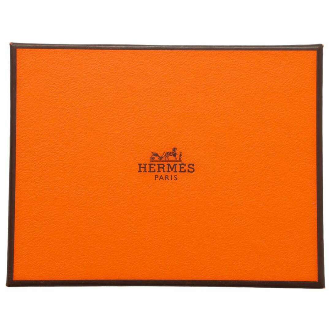 カルメン トリコロール ライム/クレ/チャイ/シルバー金具 ラムスキン U刻印 HERMES チャーム