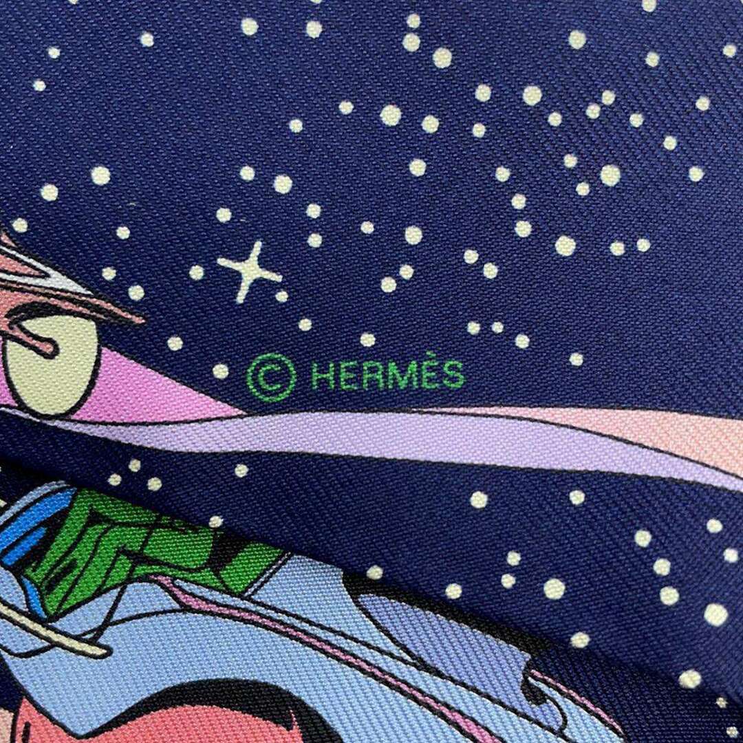 Hermes - ☆エルメス スカーフ ツイリー スペースダービー Space Derby