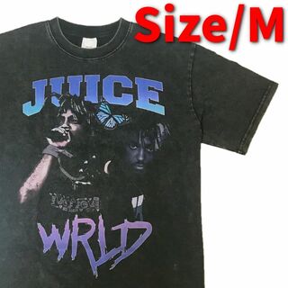 Juice WRLD ヴィンテージ加工 Tシャツ ジュースワールド Mサイズ(Tシャツ/カットソー(半袖/袖なし))