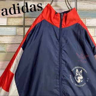 アディダス(adidas)の【90's】アディダスオリジナルス　ナイロンジャケット　バックデザイン(ナイロンジャケット)