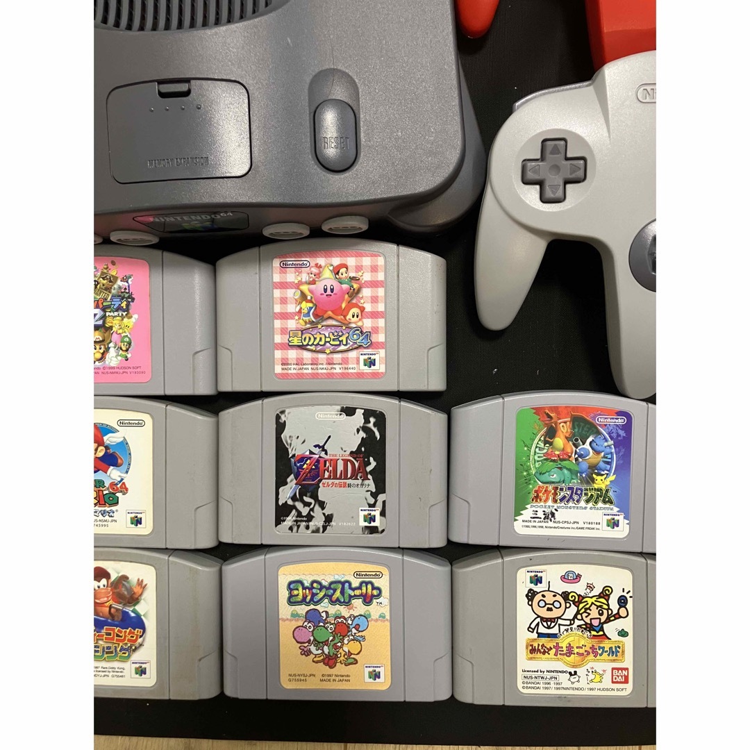 NINTENDO 64 - ニンテンドー64 本体 人気ソフト10本 すぐ遊べるの通販