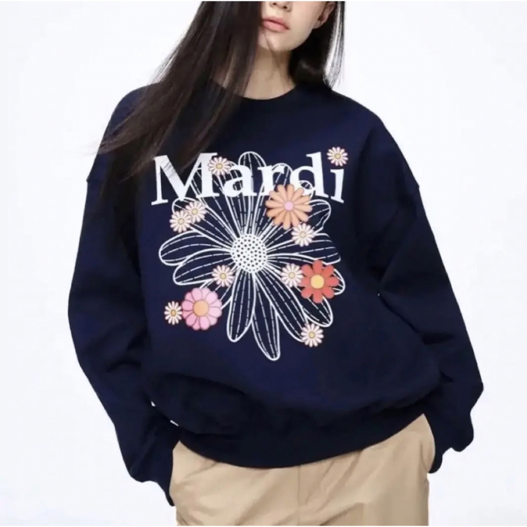 【新品】Mardi Mercredi 2023新作 フラワーロゴ スウェット