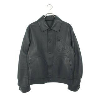 ディオール(Dior)のディオール  023L424A0458 サドルポケットレザージャケット メンズ 44(レザージャケット)