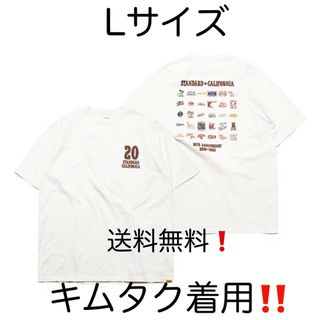 スタンダードカリフォルニア(STANDARD CALIFORNIA)のスタンダードカリフォルニア　20周年記念Tシャツ Lサイズ キムタク着用(Tシャツ/カットソー(半袖/袖なし))