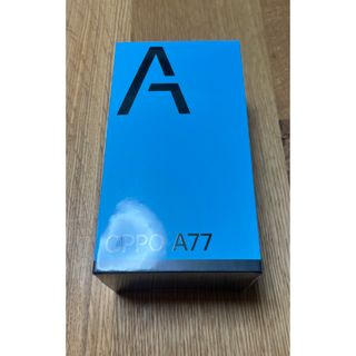 OPPO A77 ブルー SIMフリー(スマートフォン本体)