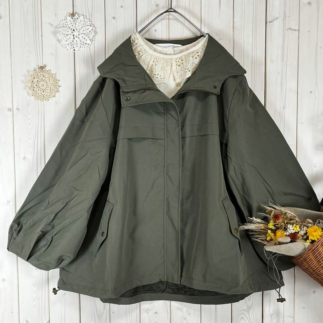 新品 マウンテンパーカ ブルゾン タックスリーブ マットサテン