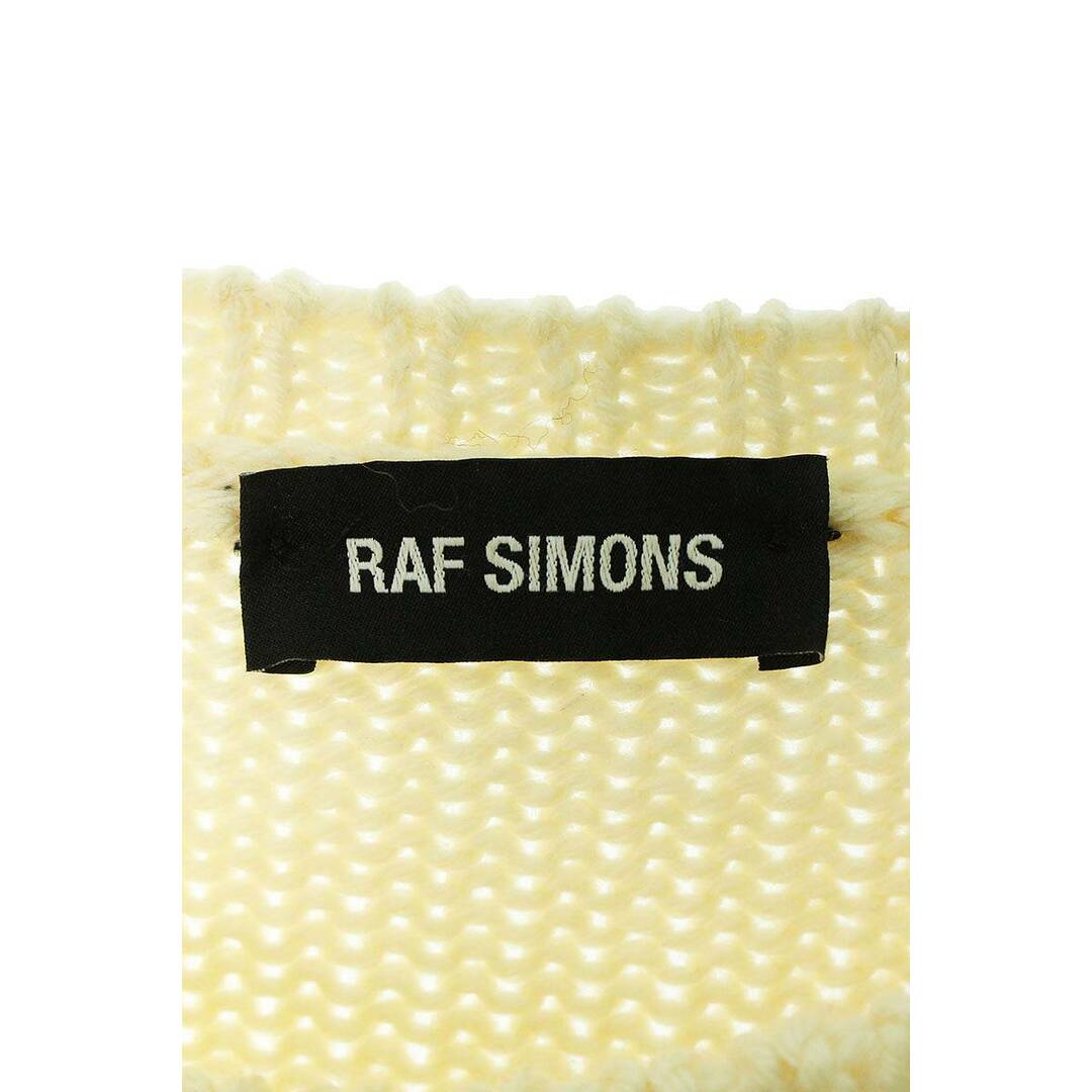 RAF SIMONS(ラフシモンズ)のラフシモンズ  CROPPED OVERSIZED RS SWEATER RSロゴクロップドオーバーサイズニット メンズ M メンズのトップス(ニット/セーター)の商品写真