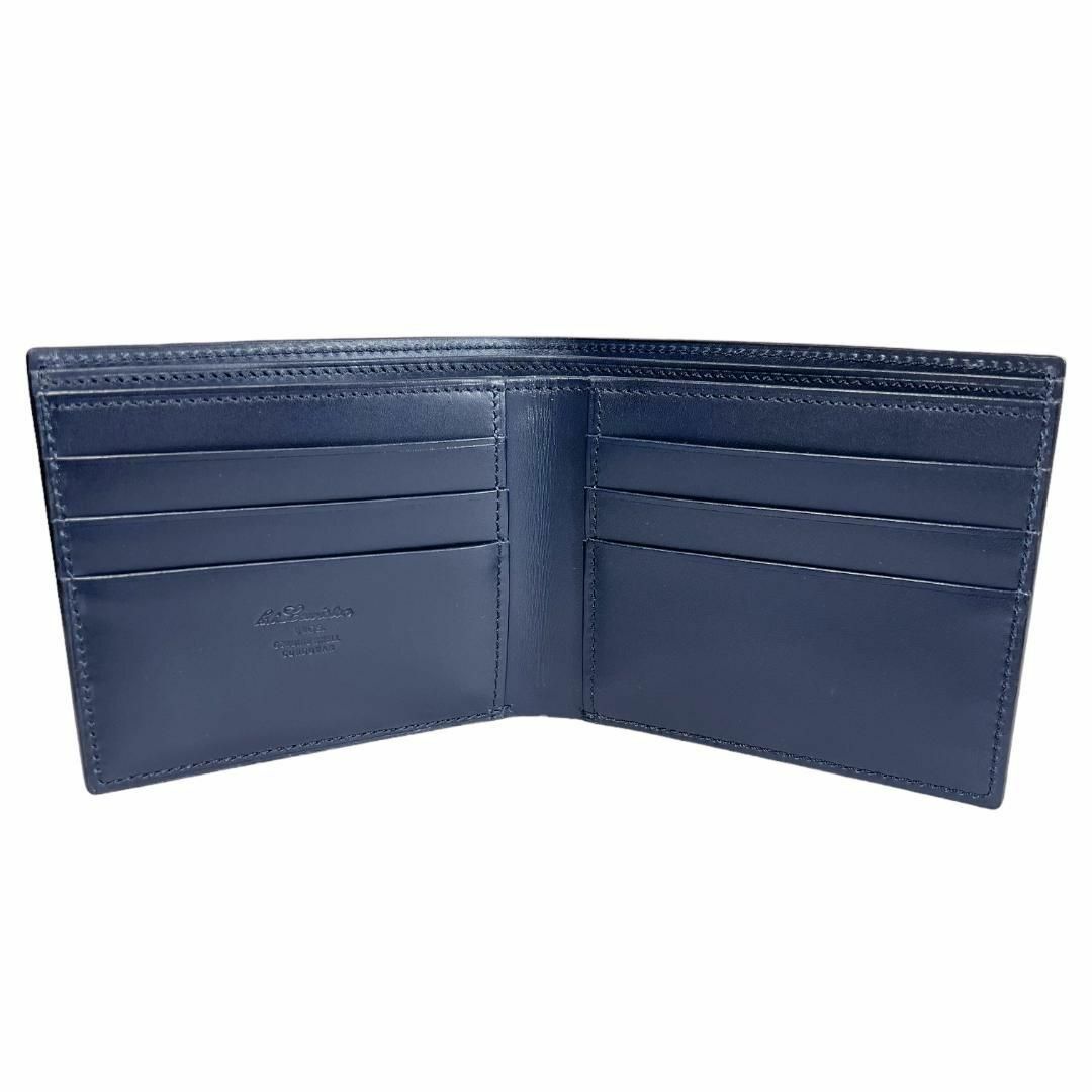新品◇ALDEN代理店】KTルイストン シェルコードバン 財布 紺 純札入れ