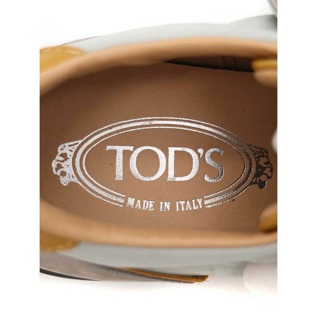 TOD'S(トッズ)のTOD’S トッズ ナイロンレザーコンビローカットスニーカー グレー 6 メンズの靴/シューズ(スニーカー)の商品写真