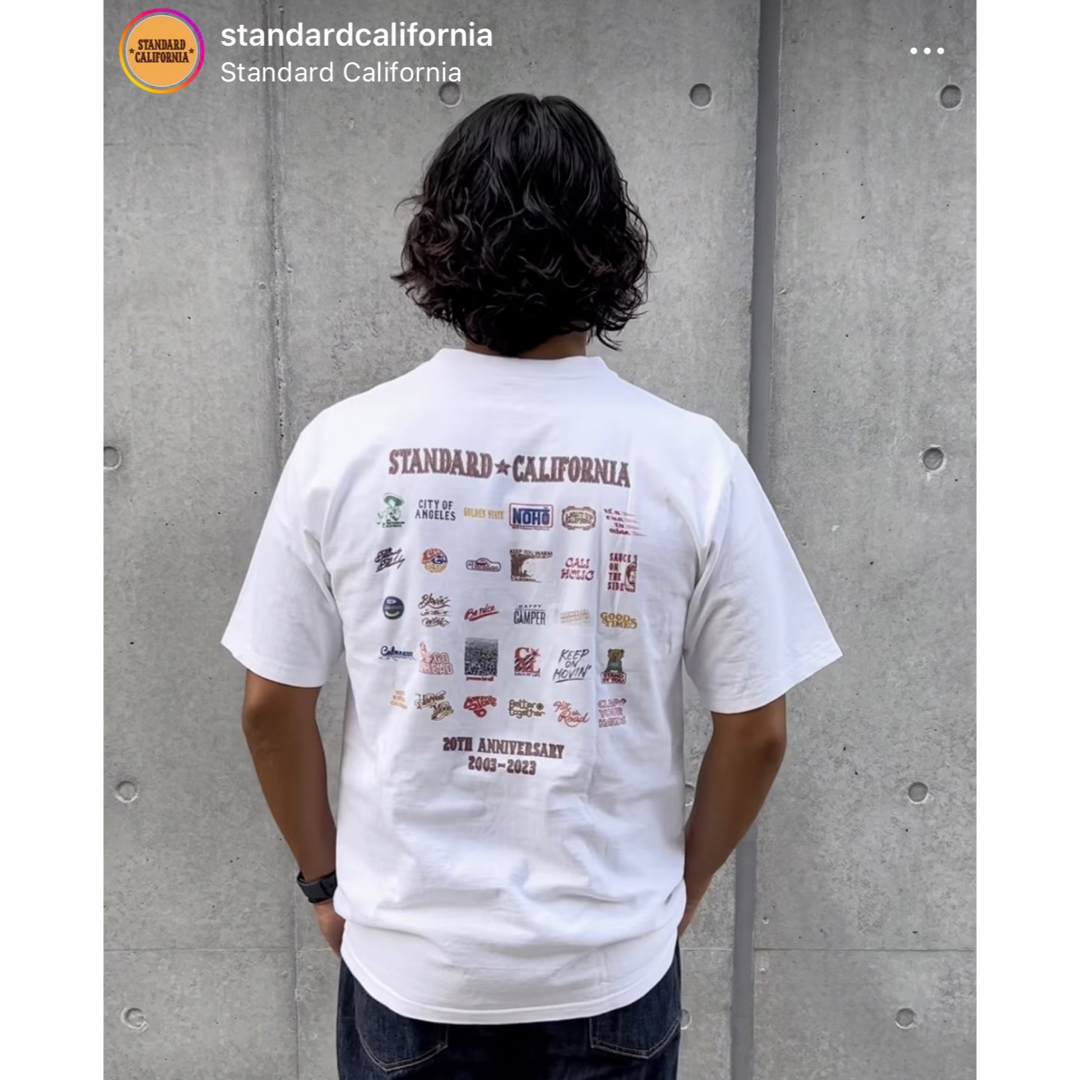 STANDARD CALIFORNIA キムタク　プリント カットソー Tシャツ