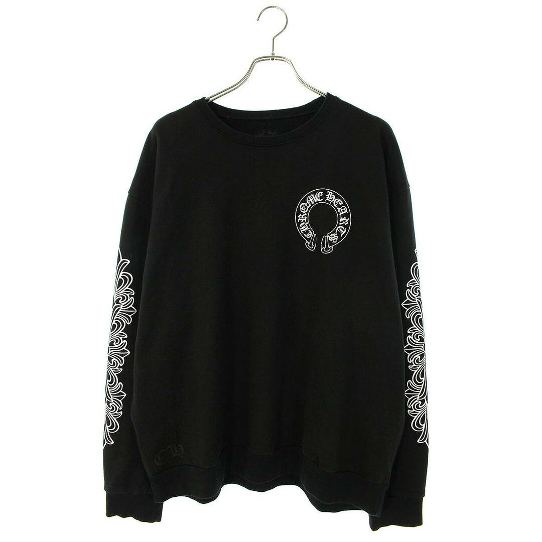 クロムハーツ SWTSHRT PLVRスウェット 袖フローラルクロスホースシュー ...