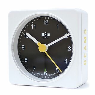 ブラウン(BRAUN)のブラウン ビームス コラボ 置き時計 アラーム クロック アナログ インテリア (置時計)