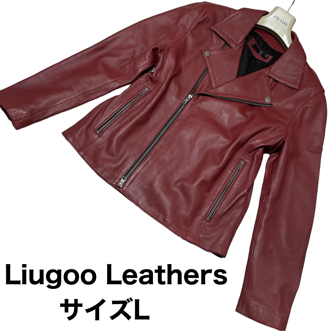 Liugoo Leathers ライダースジャケット　ダブル　ラムレザー　本革のサムネイル