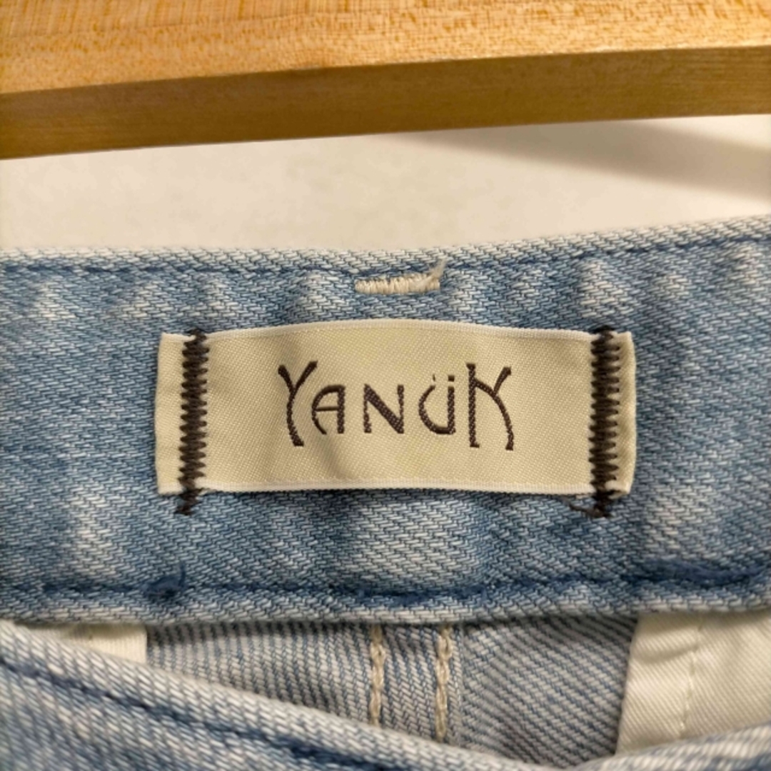 YANUK(ヤヌーク) 2タックデニムスラックス レディース パンツ デニム