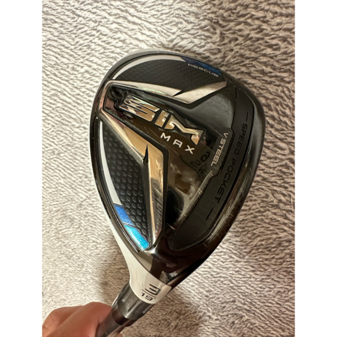 TaylorMade(テーラーメイド)の9月18日まで　sim max レスキュー　3U 純正Sシャフト スポーツ/アウトドアのゴルフ(クラブ)の商品写真