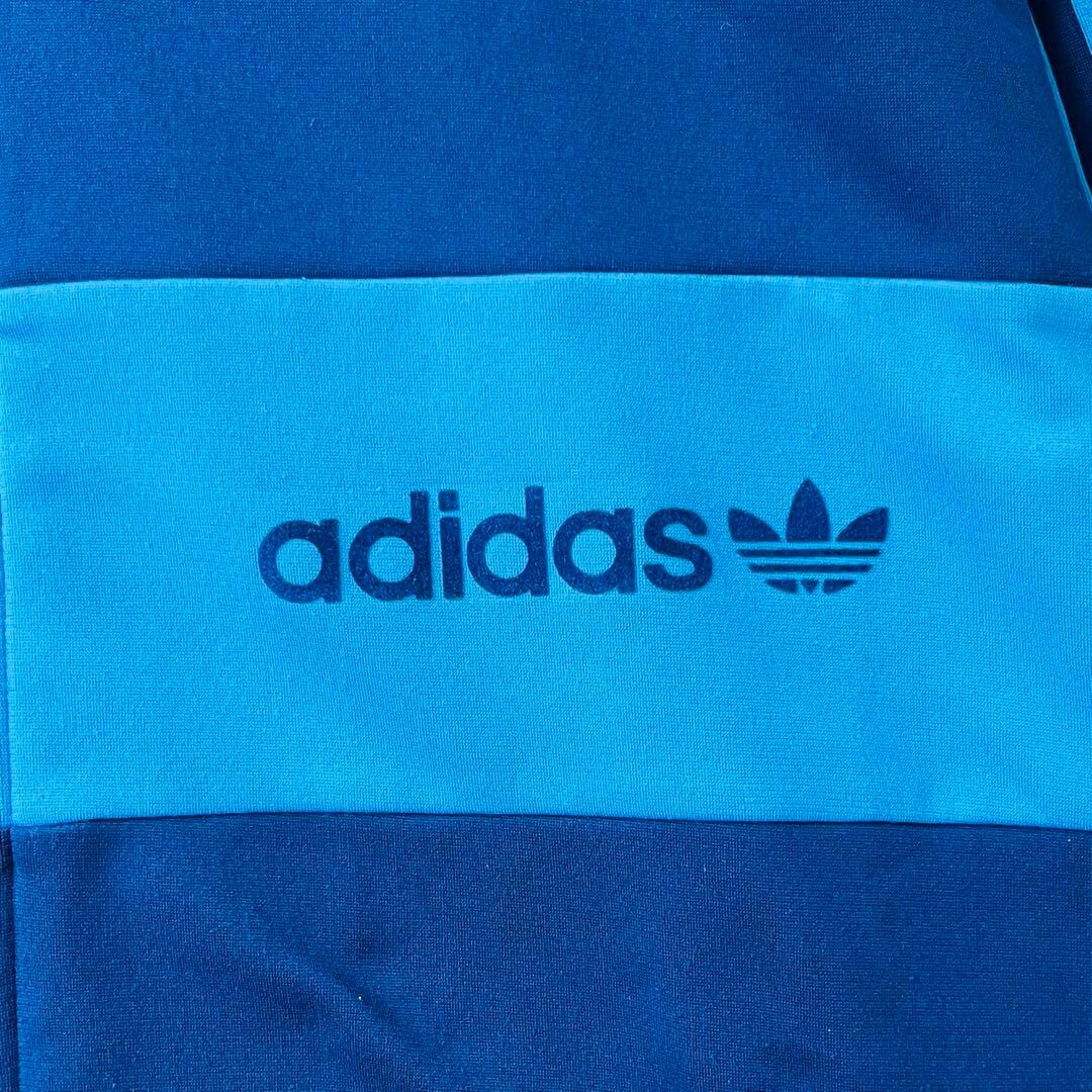 adidas - 4836 adidas トラックジャケット ネイビー×ブルーあのちゃん ...