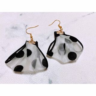 リボンドットピアス♡(ピアス)