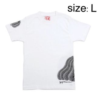 【新品・未使用】草間彌生 Tシャツ 南瓜 白 L 男女兼用　ユニセックス(Tシャツ(半袖/袖なし))