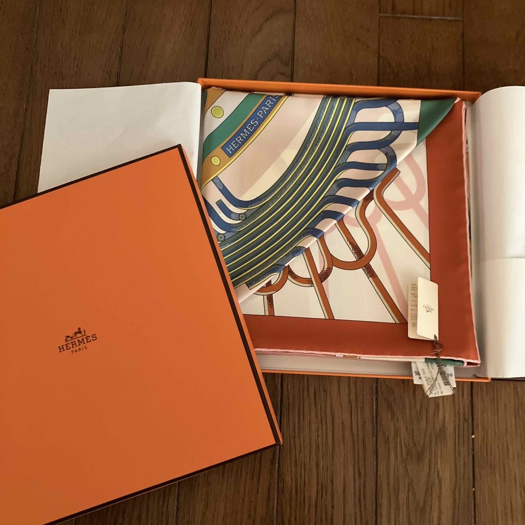 Hermes(エルメス)のエルメススカーフ　ダブルフェイス レディースのファッション小物(バンダナ/スカーフ)の商品写真