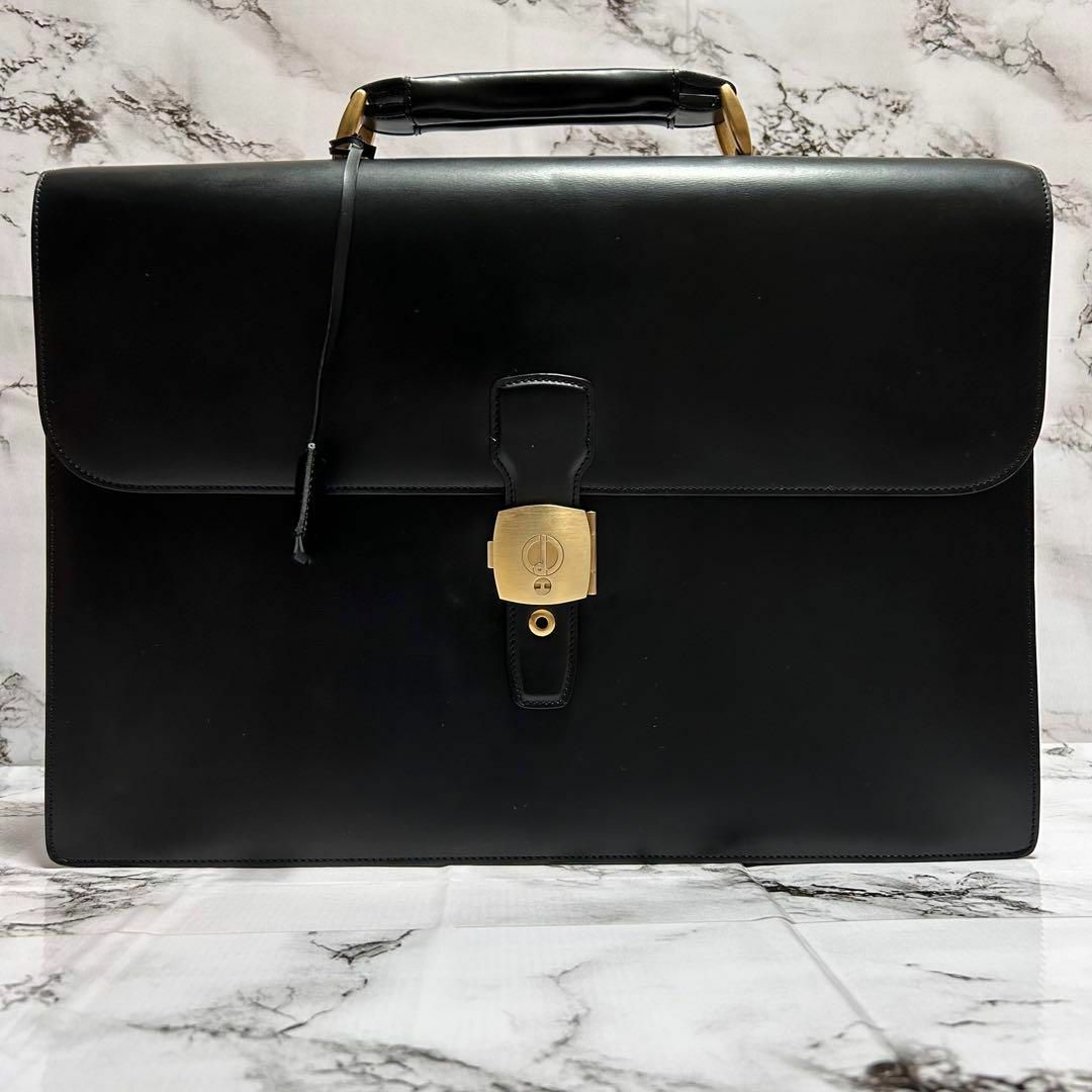 極美品 dunhill ダンヒル コンフィデンシャル カーフスキン レザー