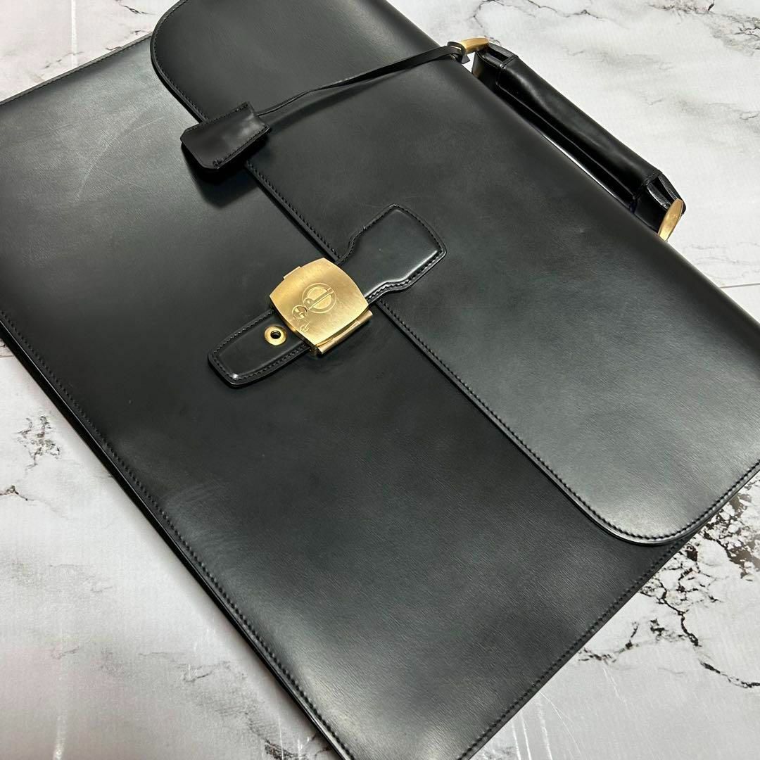 極美品 dunhill ダンヒル コンフィデンシャル カーフスキン レザー