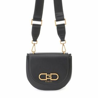 ゲス(GUESS)の【ブラック(BLA)】GUESS クロスボディバッグ (W)FLEET Mini Saddle Crossbody(ショルダーバッグ)