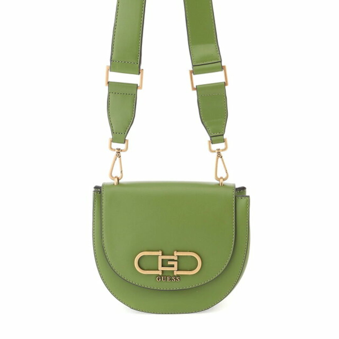 GUESS(ゲス)の【グリーン(BOT)】【ONESIZE】GUESS クロスボディバッグ (W)FLEET Mini Saddle Crossbody レディースのバッグ(ショルダーバッグ)の商品写真