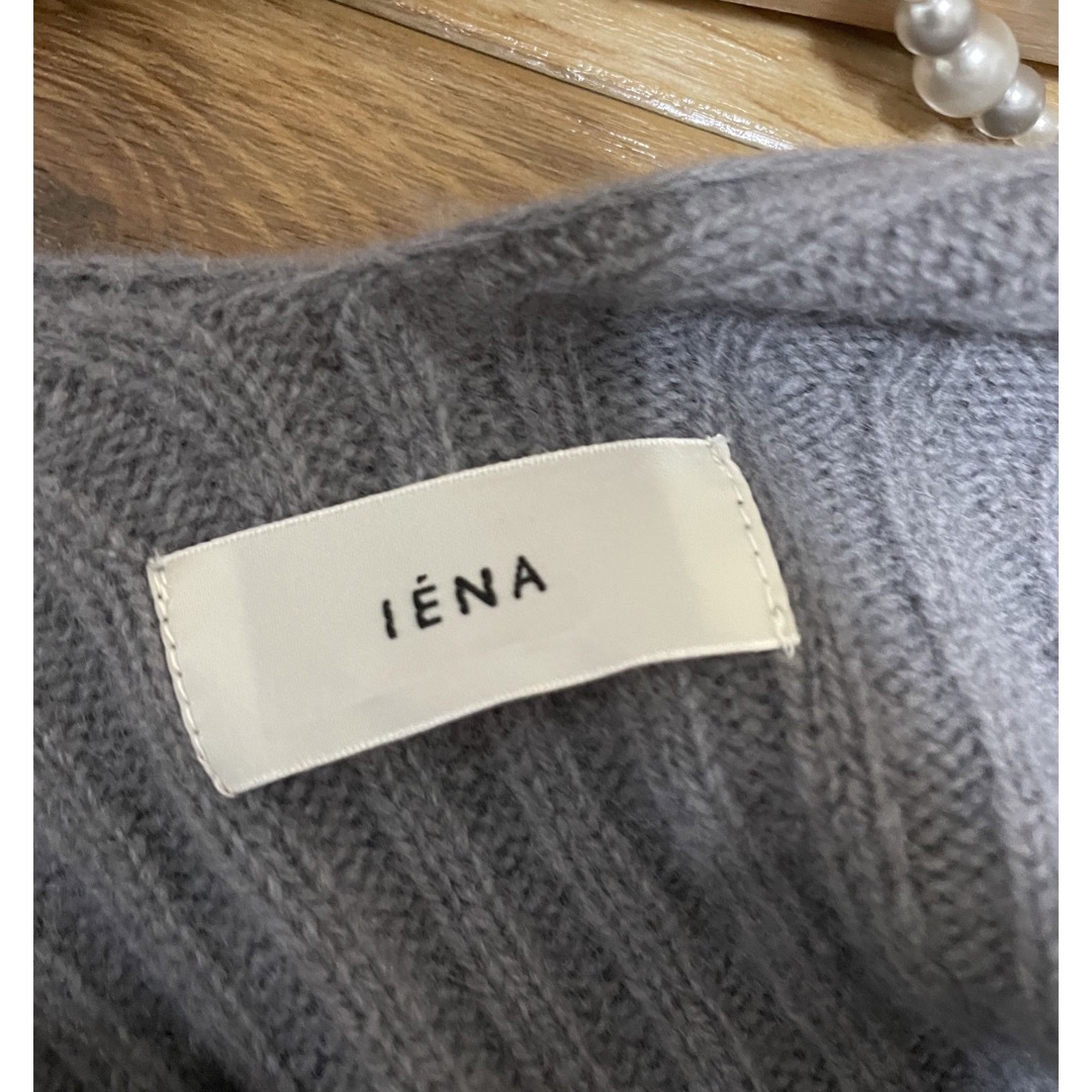 IENA(イエナ)のイエナ ニットワンピース✨ロングワンピース✨サイズS グレー✨羊毛 カシミヤ素材 レディースのワンピース(ロングワンピース/マキシワンピース)の商品写真