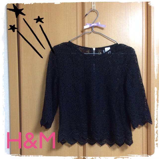 H&M(エイチアンドエム)のレーストップス♥︎ レディースのトップス(カットソー(長袖/七分))の商品写真