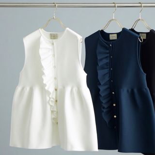 UNITED ARROWS - 最終値下ユナイテッドアローズフリルニットベスト