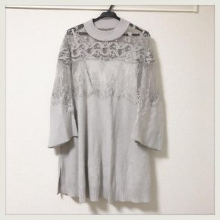 スナイデル(SNIDEL)のsnidel♡シースルーレースワンピース(ひざ丈ワンピース)