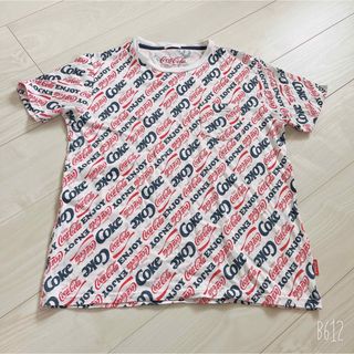 ジーユー(GU)のTシャツ 半袖 トップス コカコーラ GU ジーユー 夏 Mサイズ(Tシャツ(半袖/袖なし))