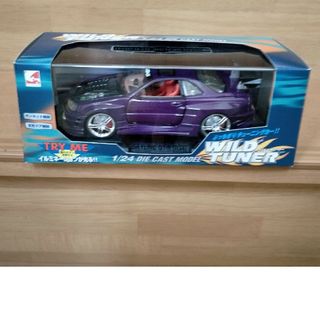 絶版　スカイライン　GT-R  R34 1/24 ニッサン(ミニカー)