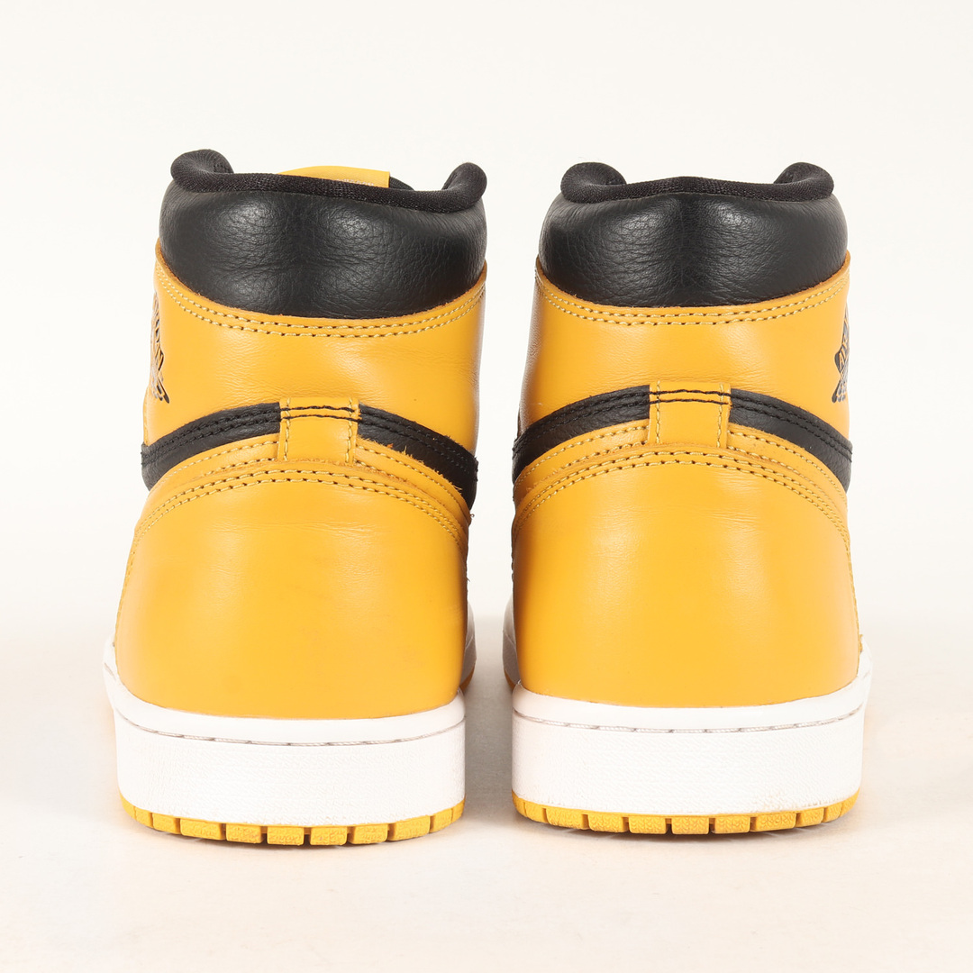 NIKE(ナイキ)のNIKE ナイキ サイズ:28.5cm AIR JORDAN 1 RETRO HIGH OG POLLEN (555088-701) 2021年 エアジョーダン1 レトロ ハイ ポレン ホワイト ブラック 黒黄 US10.5 ハイカット スニーカー バスケット シューズ 靴 【メンズ】【中古】【美品】 メンズの靴/シューズ(スニーカー)の商品写真