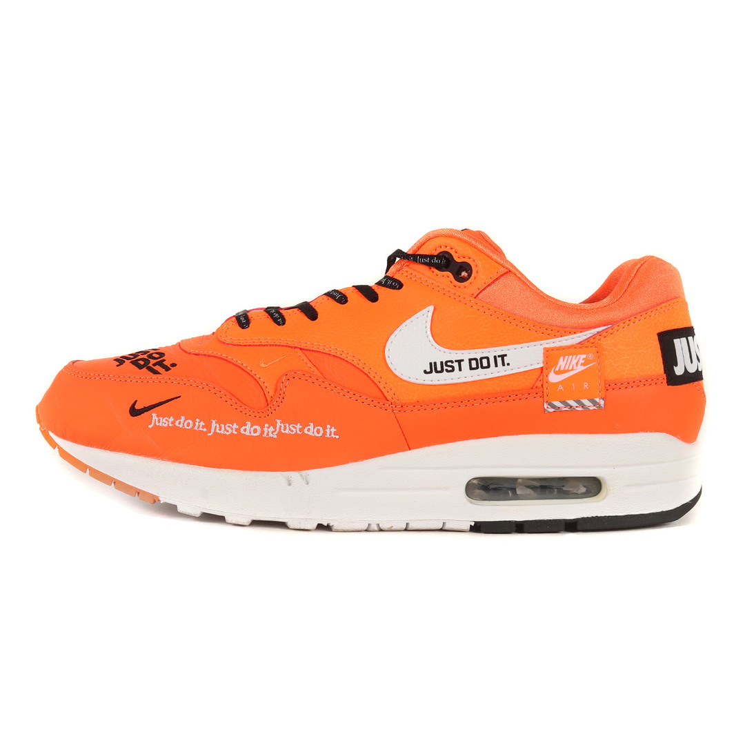 NIKE ナイキ サイズ:28.5cm WMNS AIR MAX 1 LX JUST DO IT (917691-800) 2018年 ウィメンズ エアマックス1 ジャスト ドゥ イット トータルオレンジ ホワイト WMNS US11.5 ローカット スニーカー シューズ 靴 【メンズ】【美品】