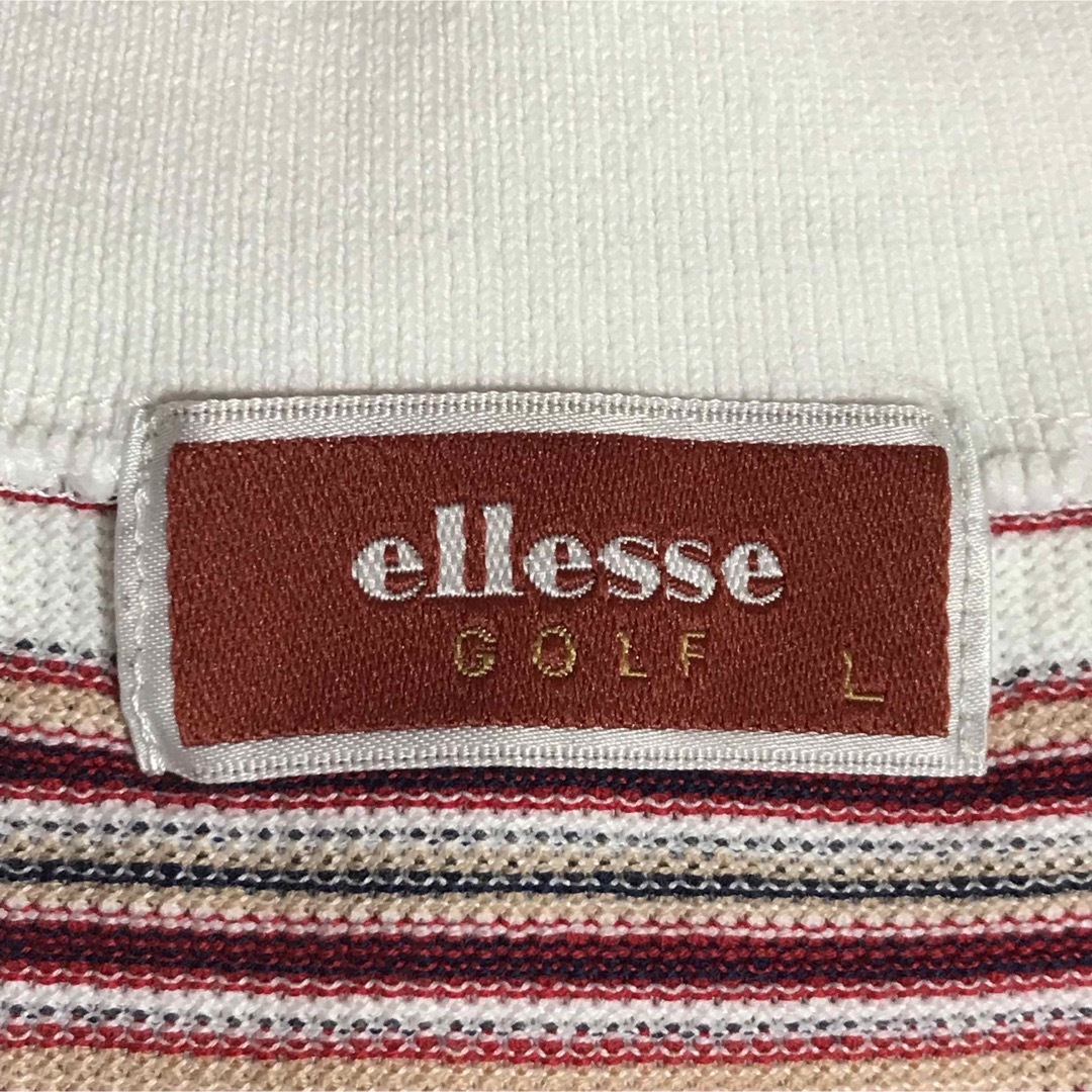 ellesse(エレッセ)の★ellesse GOLF/エレッセ ゴルフ★一度着用のみ★半袖ポロシャツL スポーツ/アウトドアのゴルフ(ウエア)の商品写真