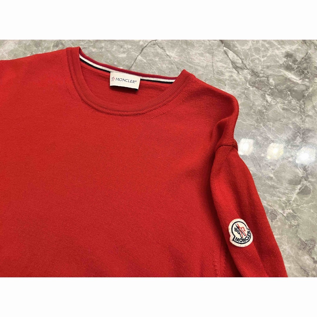 ゆりか出品一覧美品　モンクレール　MONCLER　モヘヤ　ニット　セーター　総柄