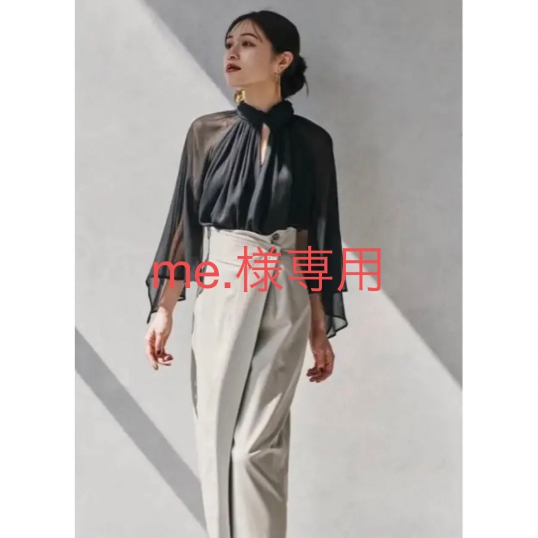 LAUBEBLANC Cape sleeve Chiffon Blouse | フリマアプリ ラクマ