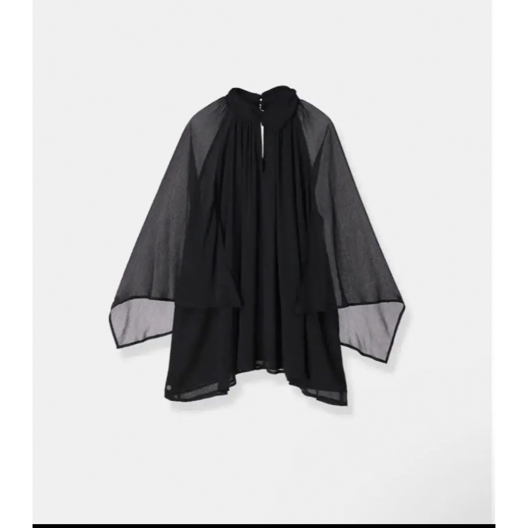 LAUBEBLANC Cape sleeve Chiffon Blouse