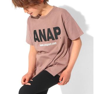 アナップ(ANAP)のANAPロゴプリントビッグTシャツ( ⌯ﾉㅿﾉ)(Tシャツ/カットソー)