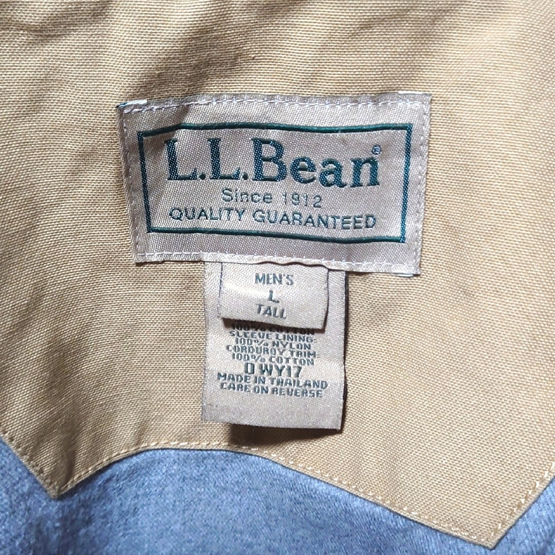 L.L.Bean(エルエルビーン)の【L.L.Bean】コーデュロイ襟 ハンティングジャケット S-114 メンズのジャケット/アウター(ブルゾン)の商品写真