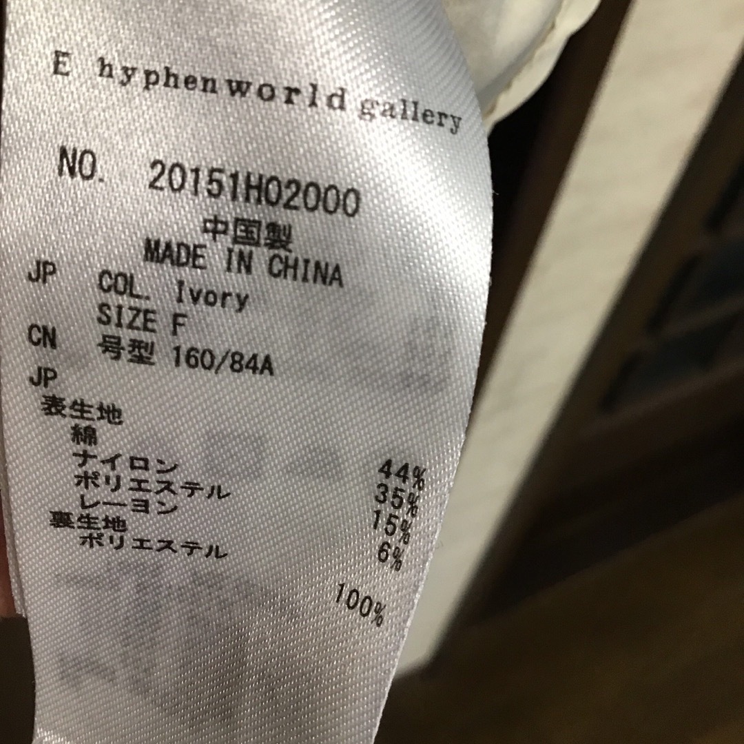 E hyphen world gallery(イーハイフンワールドギャラリー)のレース　チュニックワンピース レディースのワンピース(ひざ丈ワンピース)の商品写真