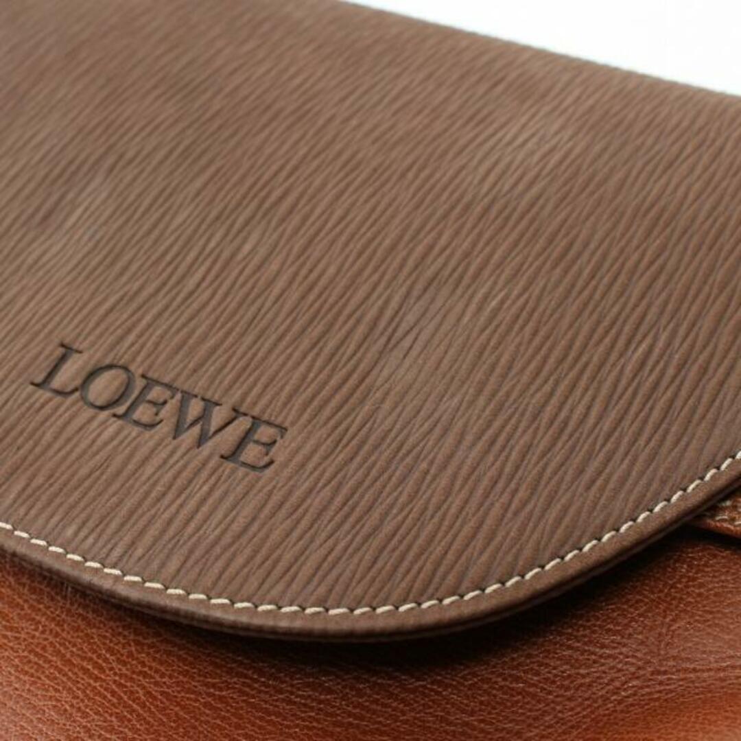 LOEWE(ロエベ)のベラスケス クラッチバッグ レザー ダークブラウン ブラウン レディースのバッグ(クラッチバッグ)の商品写真