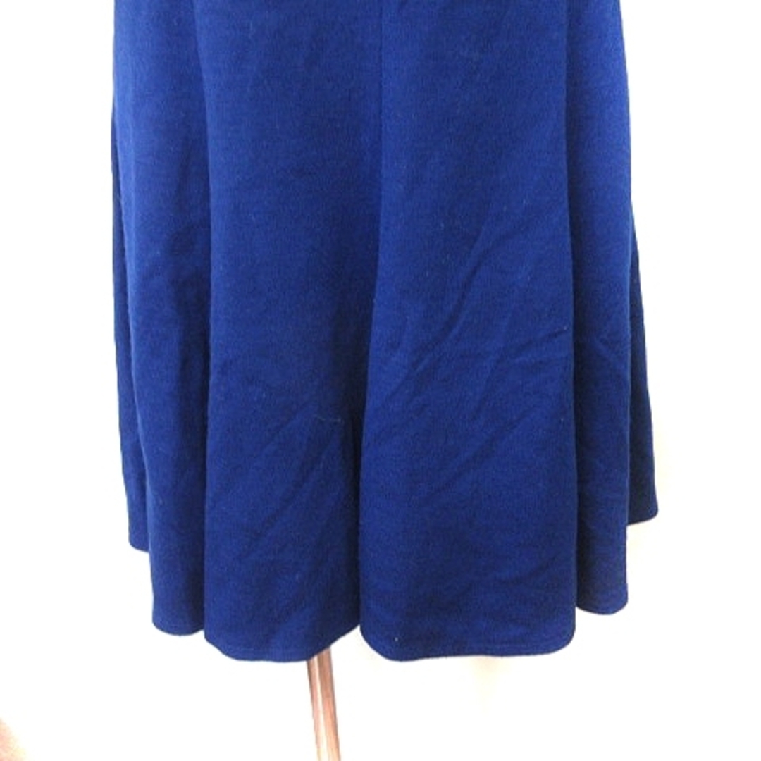 アンタイトル ワンピース ひざ丈 七分袖 2 青 ブルー /YI ■MO