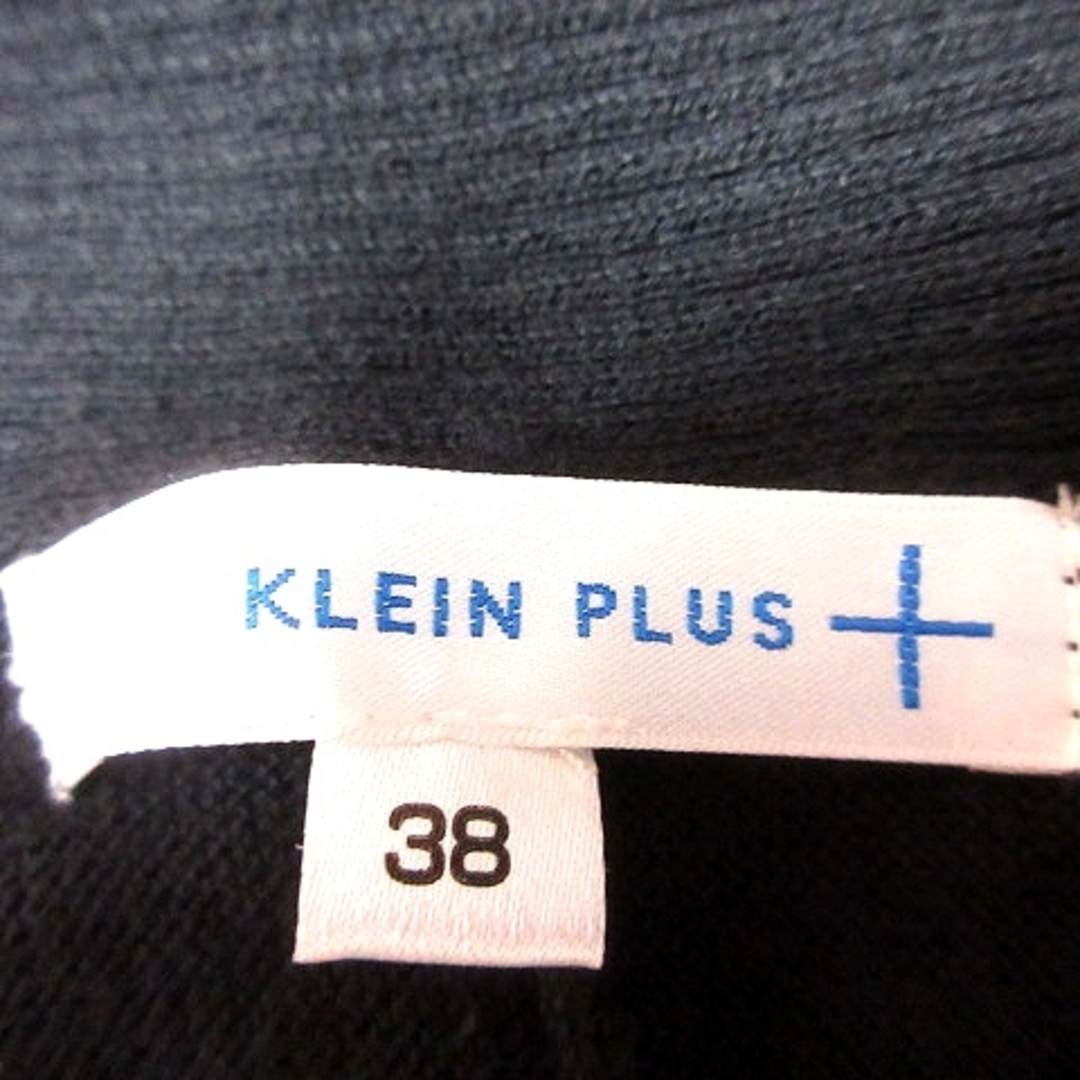 KLEIN PLUS(クランプリュス)のクランプリュス ミッシェルクラン カーディガン ニット 長袖 38 黒 レディースのトップス(カーディガン)の商品写真