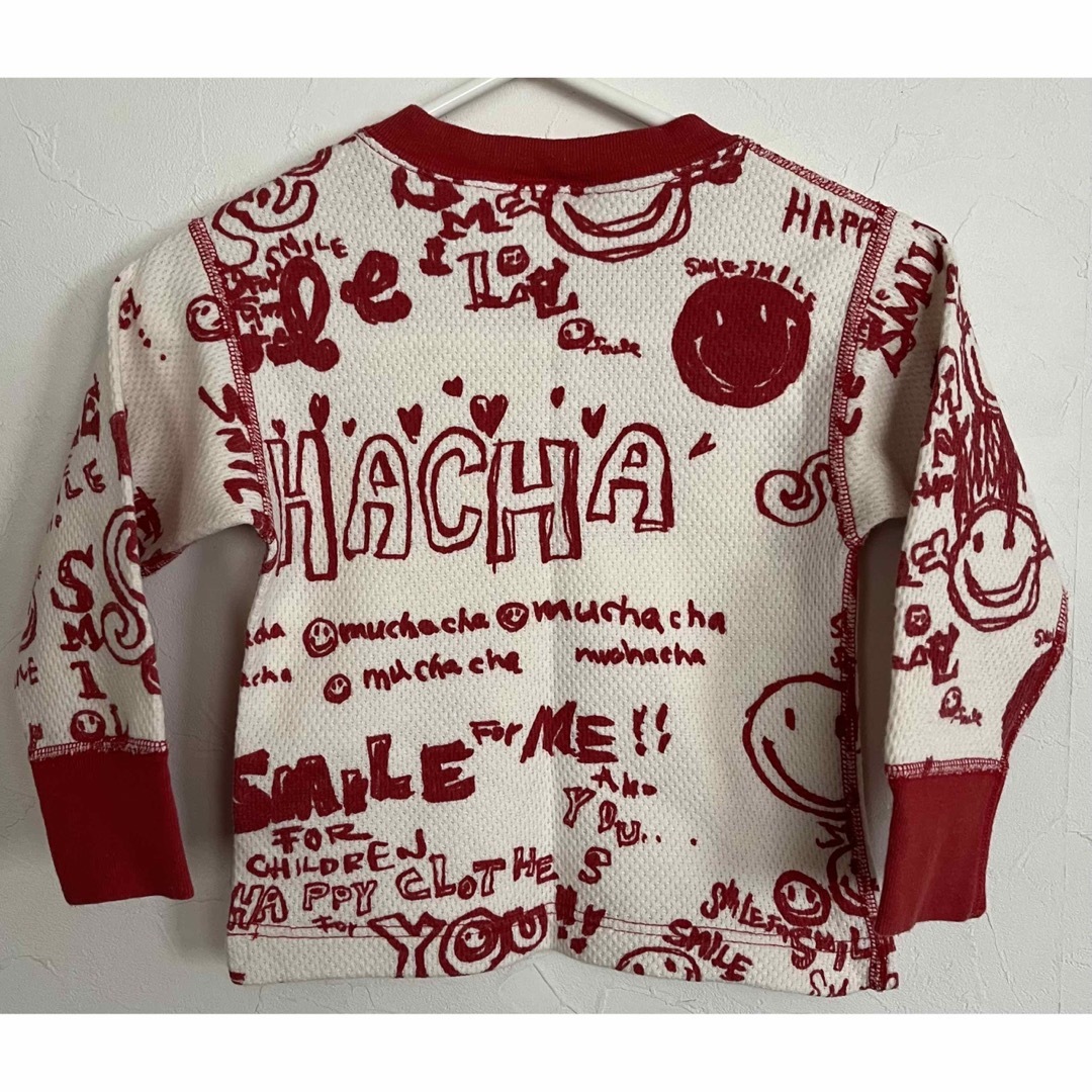 muchacha(ムチャチャ)のkids サーマル　セットアップ※難あり キッズ/ベビー/マタニティのキッズ服女の子用(90cm~)(その他)の商品写真