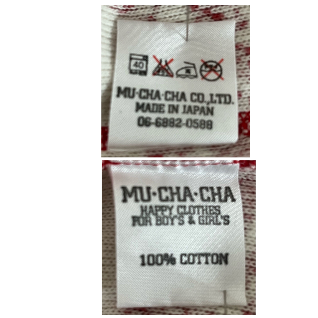 muchacha(ムチャチャ)のkids サーマル　セットアップ※難あり キッズ/ベビー/マタニティのキッズ服女の子用(90cm~)(その他)の商品写真