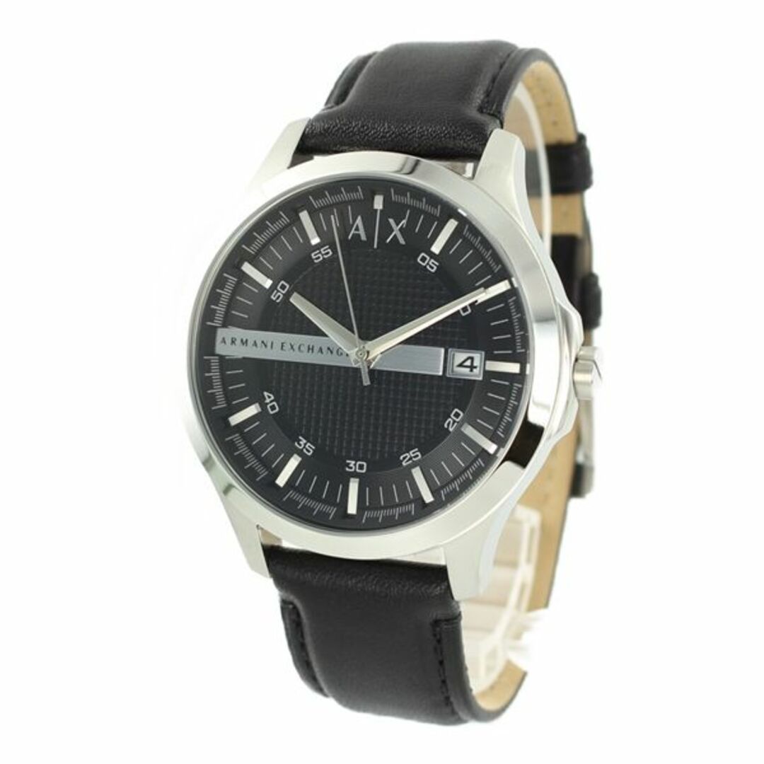 アルマーニ・エクスチェンジ 時計 メンズ 腕時計 ブラック レザー AX2101