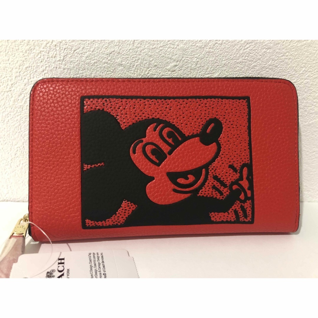 COACH(コーチ)のK 新品未使用 COACH コーチ 長財布 エレクトリック レッド メンズのファッション小物(長財布)の商品写真