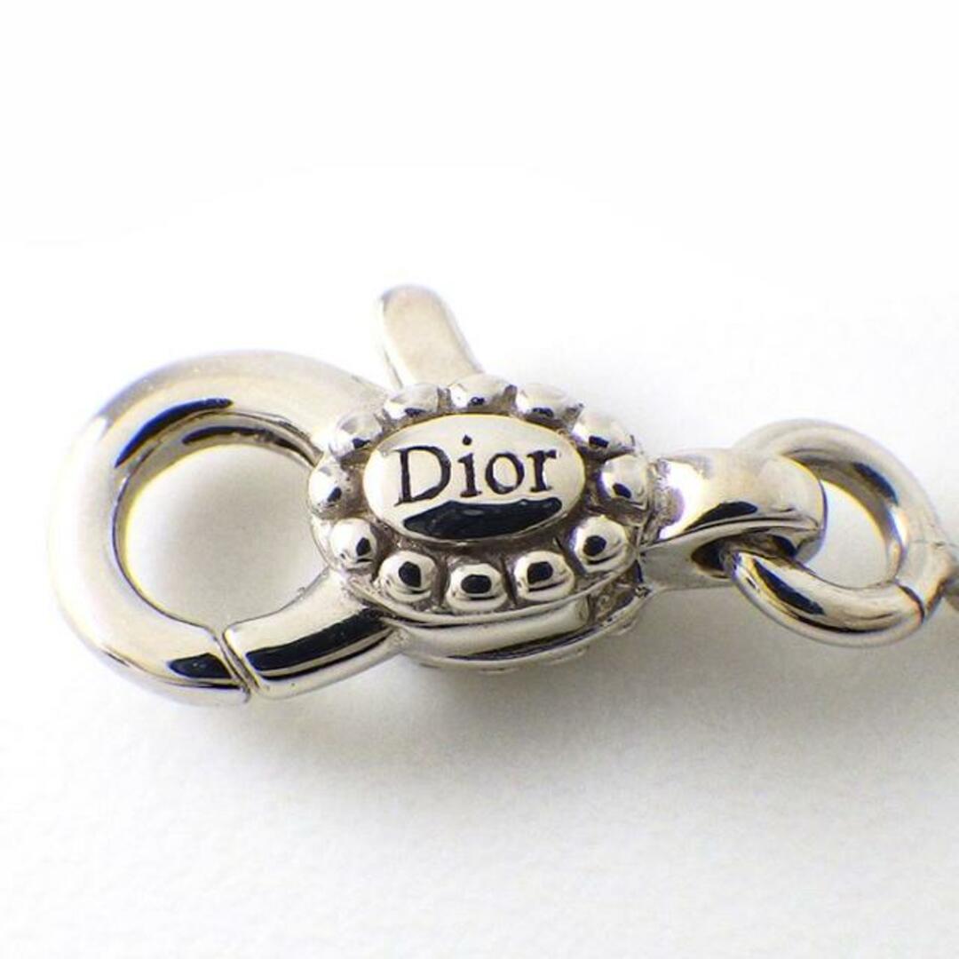 クリスチャンディオール Christian Dior ブレスレット ローズ デ ヴァン ラウンド サークル スター 1ポイント ダイヤモンド 0.045ct ホワイト シェル K18WG 白